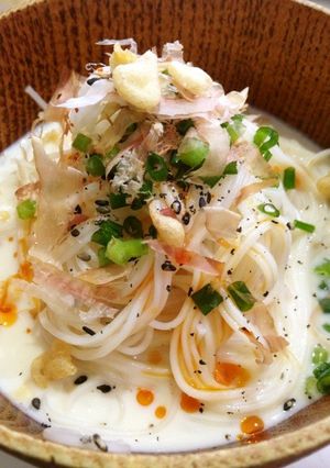 時短☆豆乳そうめん☆-レシピのメイン写真