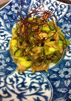 簡単！アボカドの海苔佃煮和え-レシピのメイン写真