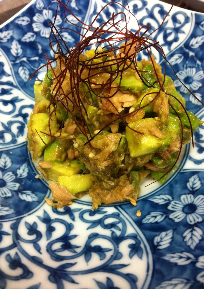 簡単！アボカドの海苔佃煮和え-レシピのメイン写真