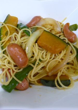 ★彡 かぼちゃのニンニク醤油パスタ ★彡-レシピのメイン写真