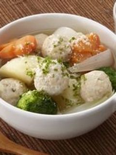 鶏だんごとコンソメの洋風煮込み-レシピのメイン写真