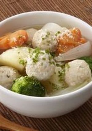 鶏だんごとコンソメの洋風煮込み-レシピのメイン写真