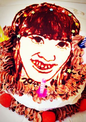 似顔絵ケーキ-レシピのメイン写真