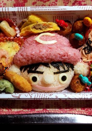キャラ弁 カープ坊や ルフィーvar-レシピのメイン写真