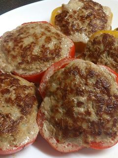 カラフルハンバーグ♪-レシピのメイン写真