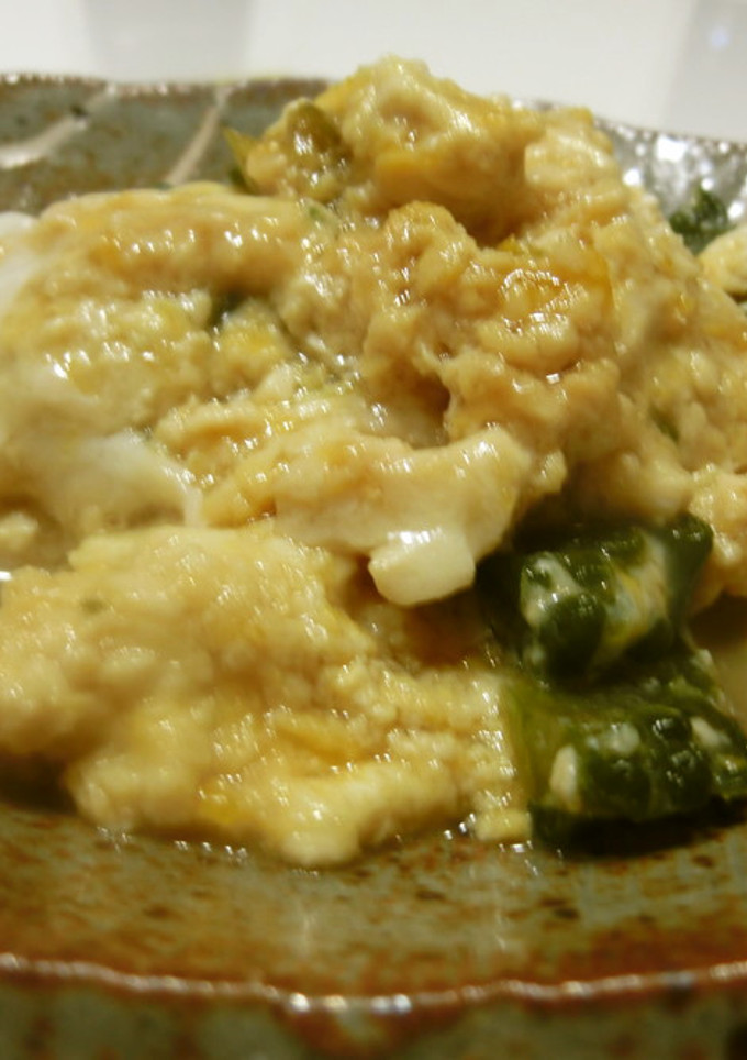 ゴーヤと豆腐のなめらか卵とじ-レシピのメイン写真