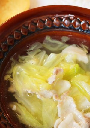 白菜と豚肉の塩こうじスープ-レシピのメイン写真