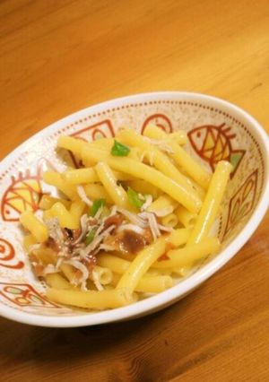 調味料いらず！梅しらすのマカロニパスタ-レシピのメイン写真