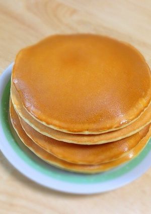 はかりだけ！簡単おいしいホットケーキ-レシピのメイン写真