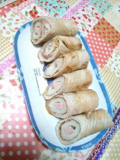 竹輪魚ニソ豚肉巻き-レシピのメイン写真
