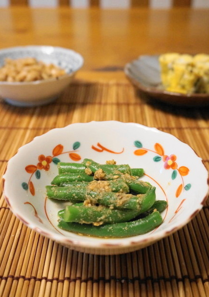 レンジで簡単☆いんげんの胡麻和え-レシピのメイン写真