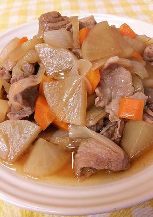 ～生姜でポカポカ♪豚肉と大根の炊いたん～-レシピのメイン写真