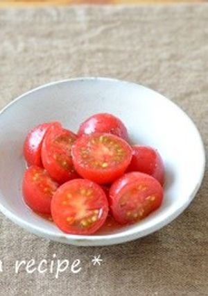 トマトのハチミツ生姜マリネ-レシピのメイン写真