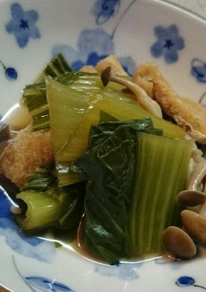 ぱぱっと簡単！チンゲン菜の煮物-レシピのメイン写真