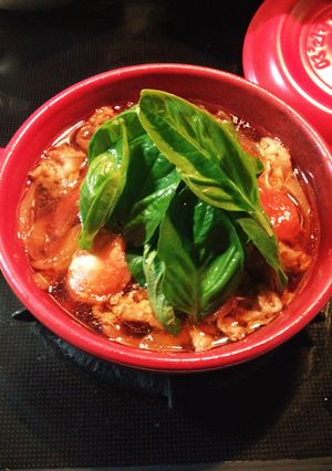 豚バラ肉でイタリアすき焼き-レシピのメイン写真