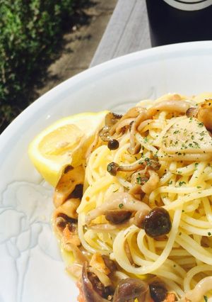 ホヤのパスタ-レシピのメイン写真