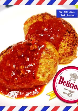 簡単ヘルシーハンバーグ-レシピのメイン写真