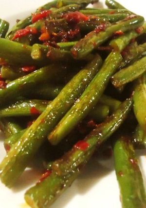 いんげんの豆板醤炒め-レシピのメイン写真