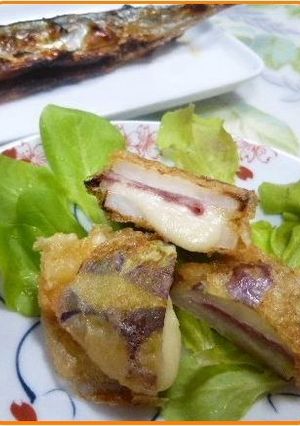 コールラビの生ハム・チーズはさみ揚げ-レシピのメイン写真