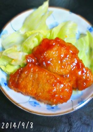 鶏肉のはちみつケチャップ照り焼き-レシピのメイン写真