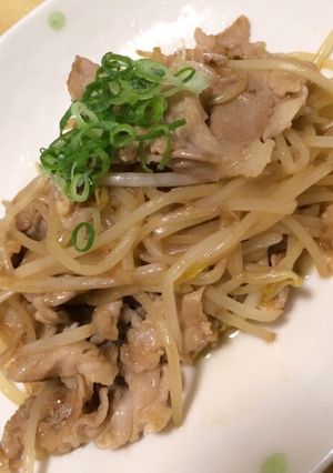 豚コマともやしの醤油マヨ炒め-レシピのメイン写真