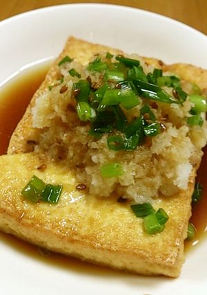 ゴマ香る☆焼き厚揚げのおろしポン酢-レシピのメイン写真