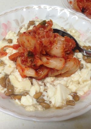 1分間夜食〜キムナットーフ-レシピのメイン写真