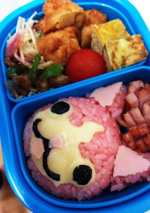 妖怪ウォッチ！ジバニャンの簡単キャラ弁-レシピのメイン写真