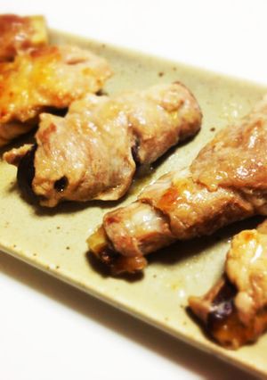 ナスの肉巻き-レシピのメイン写真