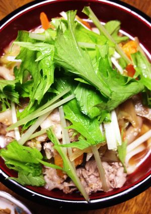 暑い夏に冷やしほうとう-レシピのメイン写真