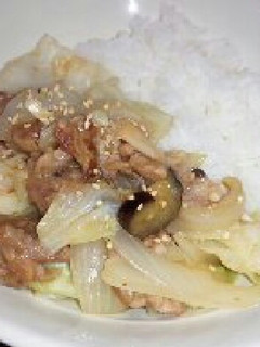 回鍋肉丼-レシピのメイン写真