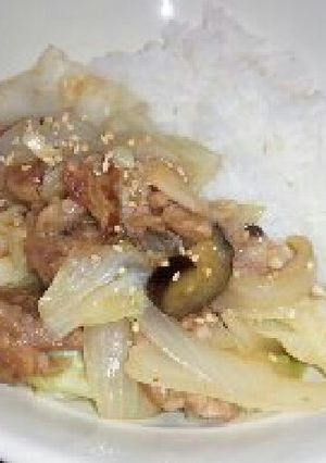 回鍋肉丼-レシピのメイン写真