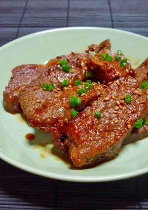 *簡単牛カルビ ぽん酢焼*-レシピのメイン写真