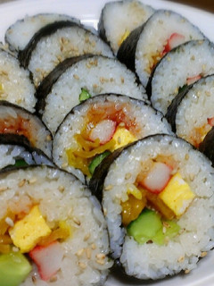 韓国風海苔巻き キムパ-レシピのメイン写真