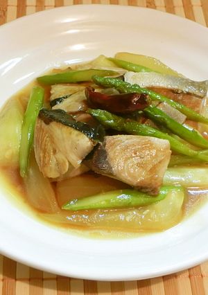 ぶりとマクワ瓜の甘辛炒め煮-レシピのメイン写真