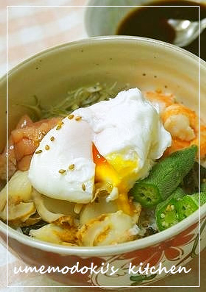 彩り良く♪海の幸＋エッグ丼-レシピのメイン写真