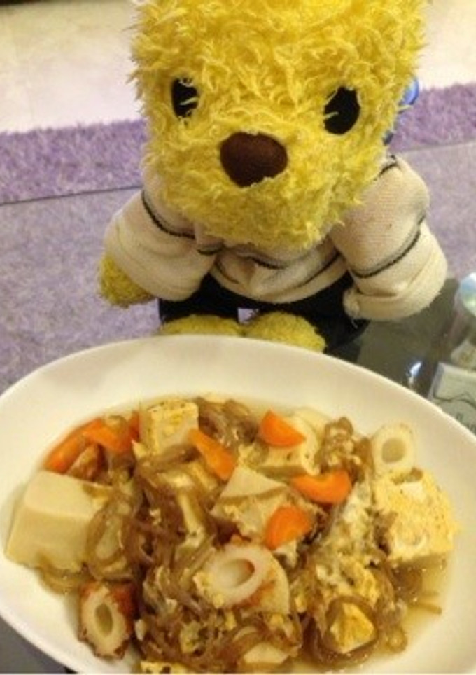 高野豆腐の卵とじ-レシピのメイン写真
