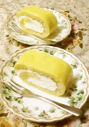 糖質制限！ヘーゼルナッツロールケーキ-レシピのメイン写真