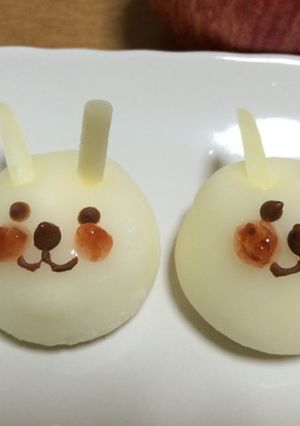 雪見だいふく うさぎ-レシピのメイン写真