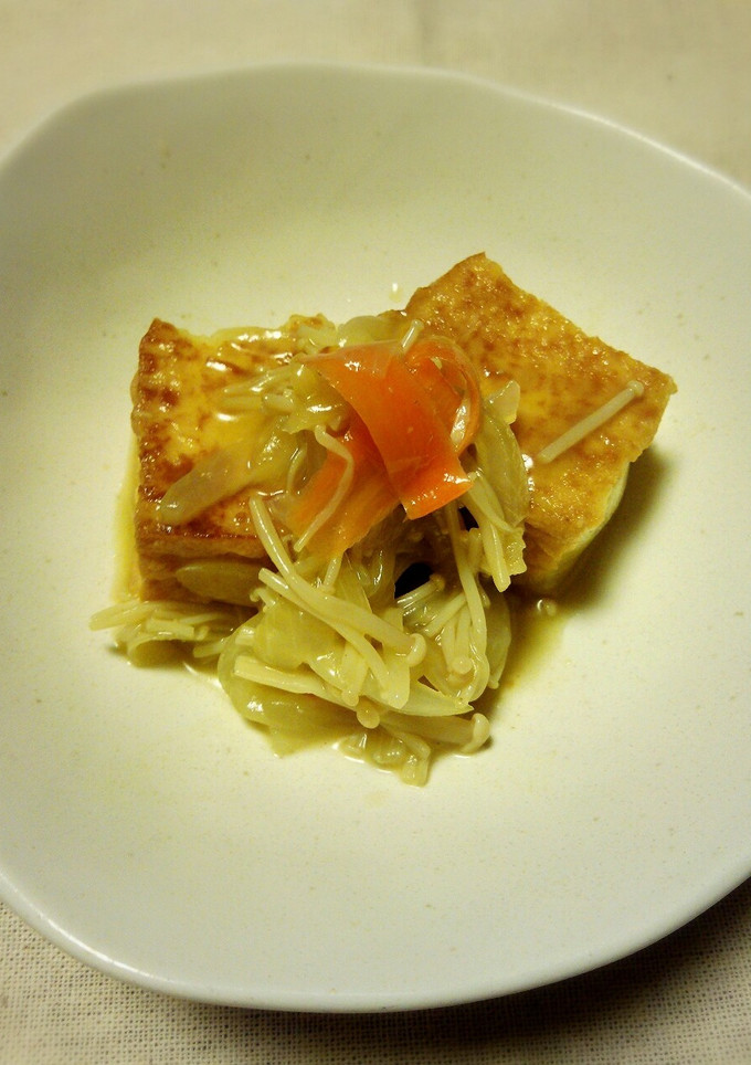 梅昆布茶だけで美味しい絹あげ＊簡単-レシピのメイン写真