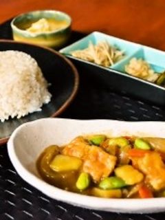 ベジタリアンカレー 凍り豆腐がお肉の食感-レシピのメイン写真