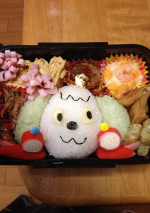 キャラ弁 うーたんとワンワン-レシピのメイン写真