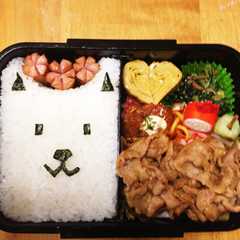 รูปของ キャラ弁？ ソフトバンクお父さん
