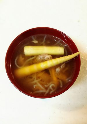 細たけのこの和風汁-レシピのメイン写真