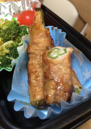 オクラの豚肉巻き-レシピのメイン写真