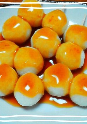 残りご飯が変身☆やわやわみたらし団子-レシピのメイン写真