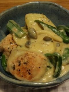 鮭の味噌クリーム煮-レシピのメイン写真