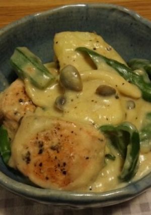 鮭の味噌クリーム煮-レシピのメイン写真