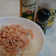 混ぜてのせて☆鮭フレークごはん(^w^)