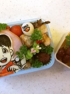 妖怪ウォッチ♪ケータのキャラ弁(≧∇≦)-レシピのメイン写真